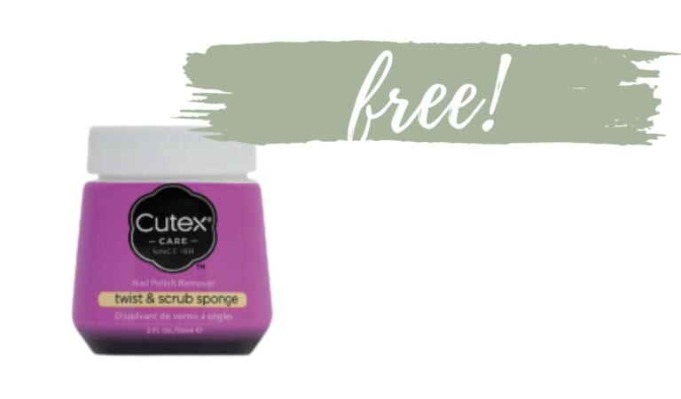 FREE Cutex Nail Polish Remover at Publix