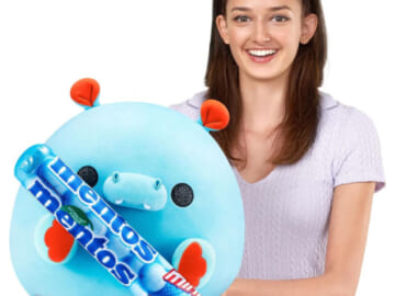 Snackles 14-Inch Hippo Super Sized Plush Stuffed Animal (Mentos) $10.49 (Reg. $20) – FAB Ratings!