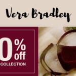 30% Off Vera Bradley Holiday Collection