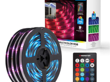 Monster LED 100-Foot Light Strip for $15 + free shipping w/ $35