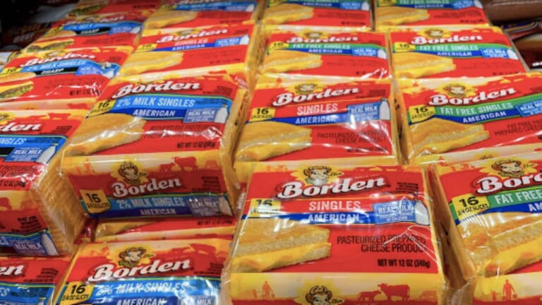 $2.07 Borden Cheese Singles at Publix