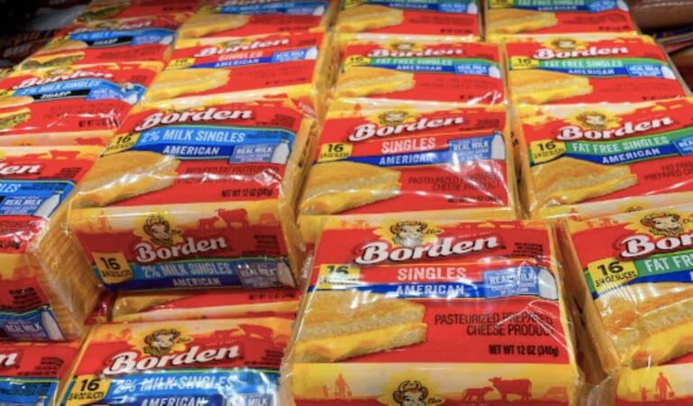 $2.07 Borden Cheese Singles at Publix