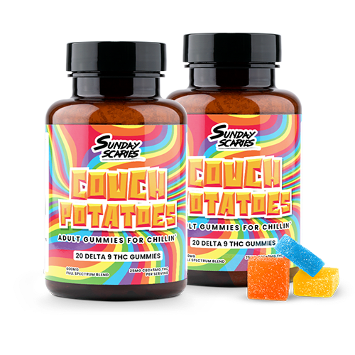 Sunday Scaries 5mg Delta-9 Gummies 20-Count Bottle 2-Pack for $30 + free shipping w/ $50