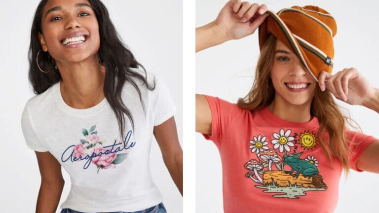 Aeropostale | B1G2 Free Women’s Graphic Tees + $25 Jeans