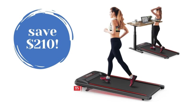 Amazon | CozyInn Under Desk Treadmill $189.99 (reg. $450)