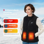 Embrace the colder seasons with this fashionable and functional Women’s Fleece Lightweight Heated Vest for just $35 Shipped Free (Reg. $69.99)