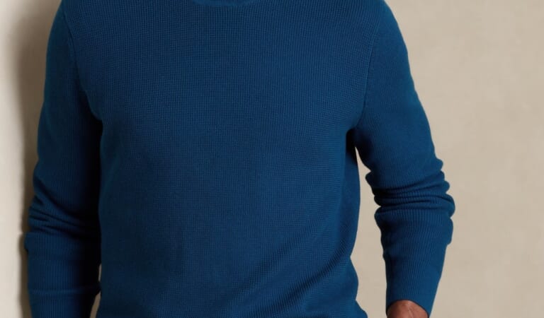 Banana Republic Factory Men's Racking-Stitch Sweater for $27 in cart + free shipping w/ $50