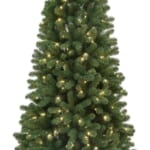 Holiday Time Bridgeport 7-Ft. LED Artificial Christmas Tree for $55 + free shipping