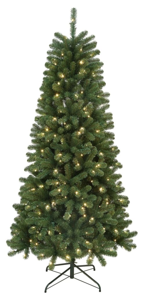 Holiday Time Bridgeport 7-Ft. LED Artificial Christmas Tree for $55 + free shipping