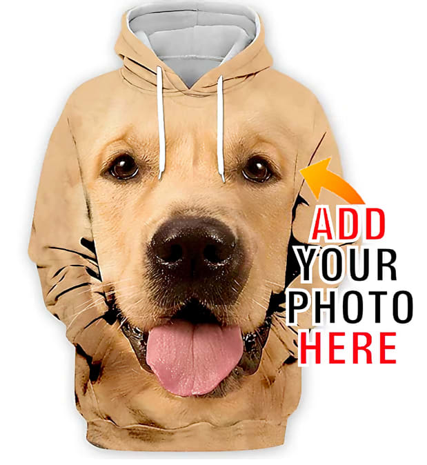 Men's & Women's Personalized Hoodie for $20 + free shipping