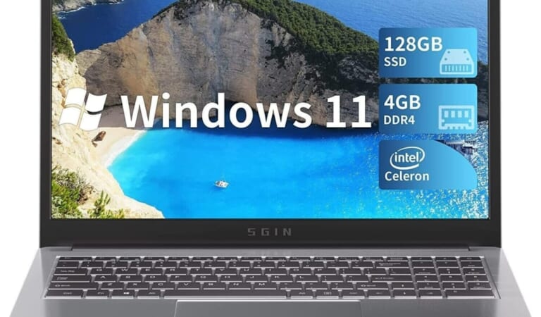 Intel Celeron N3350 15.6" Laptop w/ 128GB SSD for $127 + free shipping