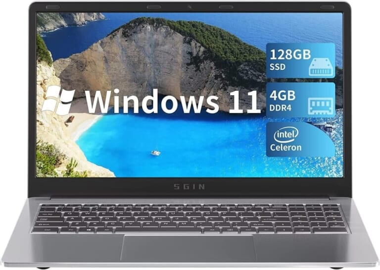 Intel Celeron N3350 15.6" Laptop w/ 128GB SSD for $127 + free shipping