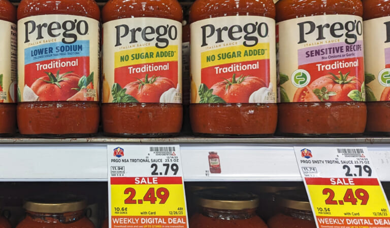 Prego Pasta Sauce Just $1.49 At Kroger