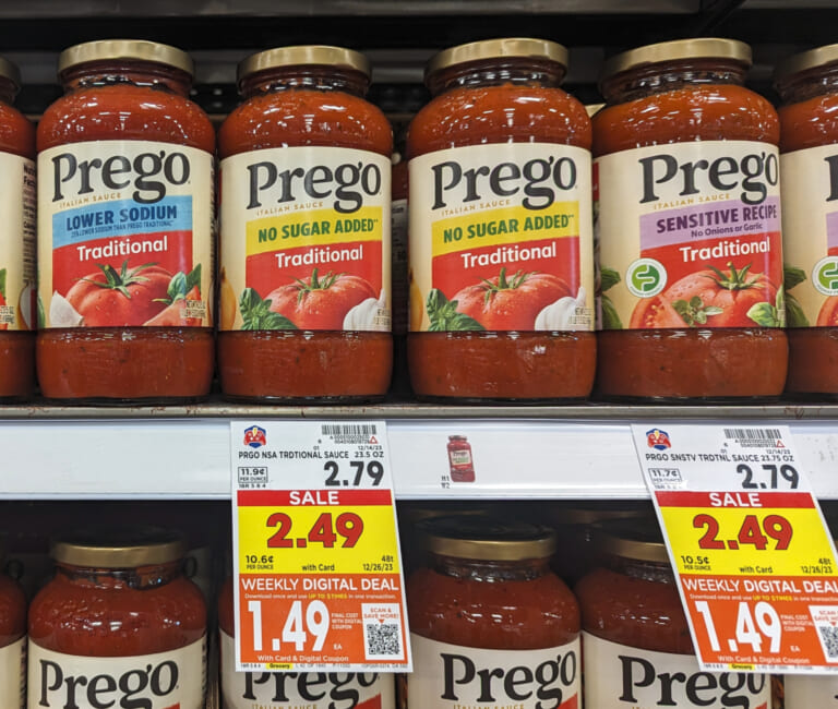 Prego Pasta Sauce Just $1.49 At Kroger