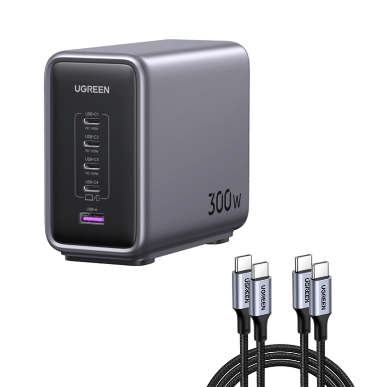 Ugreen Nexode 300W USB-C GaN Charger Bundle for $200 + free shipping