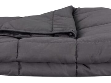 20-lb. 60x80" Weighted Blanket for $28 + free shipping