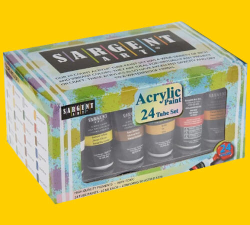 Set of 24 Sargent Art Acrylic Paint Tubes $9.49 After Code (Reg. $45) + Free Shipping – $0.40/Each