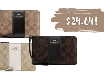 Coach Wristlet | Get It For $24.64 (reg. $80)