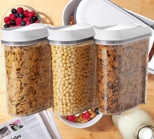 OXO Good Grips 3-Piece POP Cereal Dispenser Set $34 (Reg. $56) – $11.33 each, 14.5K+ FAB Ratings!