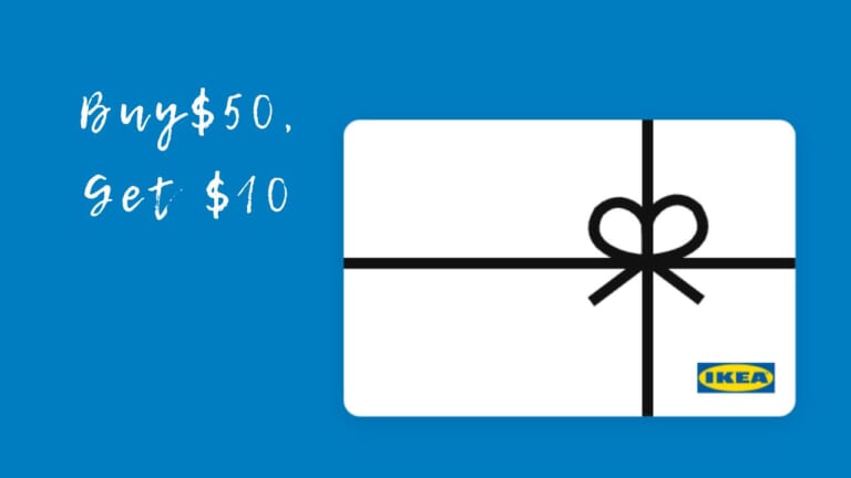 Ikea Gift Card Offer | Gift $50, Get a $10 Bonus Card!