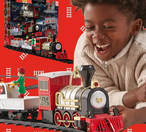 FAO Schwarz 30-Piece Motorized Train Set $24 (Reg. $60)