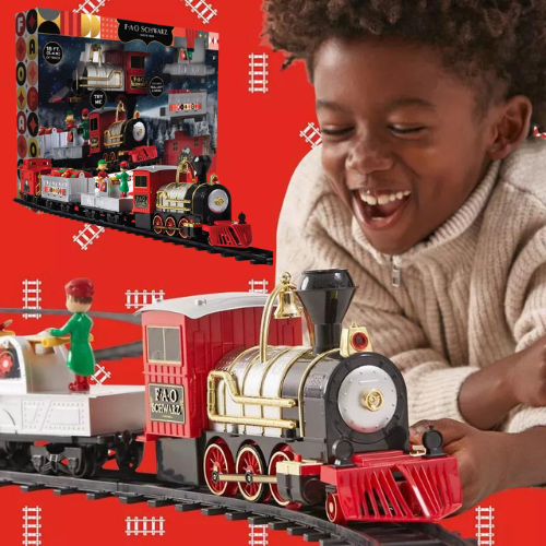 FAO Schwarz 30-Piece Motorized Train Set $24 (Reg. $60)