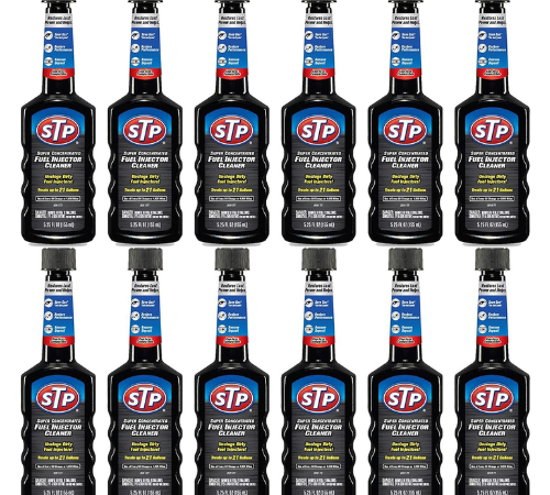 STP 12-Pack Fuel Injector Cleaner, 5.25 Oz $22.78 (Reg. $51.36) – $1.90/Bottle