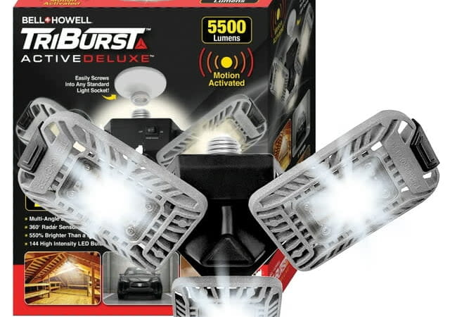 Bell + Howell TriBurst Motion-Activated LED Garage Light for $20 + free shipping w/ $35