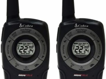 Refurb Cobra Pro Series 32-Mile Bluetooth Two-Way Walkie Talkies for $20 + free shipping