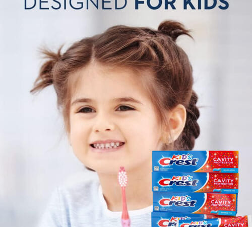 Crest Kids Cavity Protection Toothpaste, Sparkle Fun, 4-Pack as low as $3.22 when you buy 4 (Reg. $6.33) + Free Shipping – $0.81/ 4.6-Oz Tube