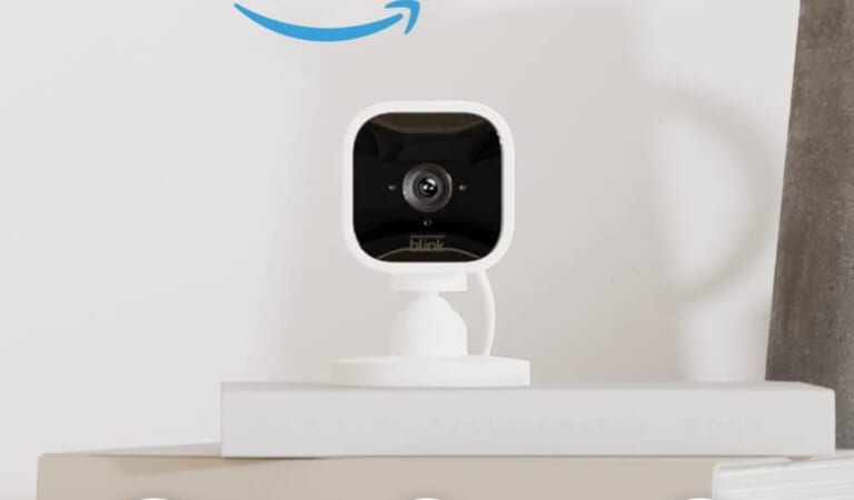 Blink Mini Compact Indoor Plug-in Smart Security Camera, 1080p HD, 4-Pack $59.97 Shipped Free (Reg. $130) – $14.99 each, Prime Exclusive Deal