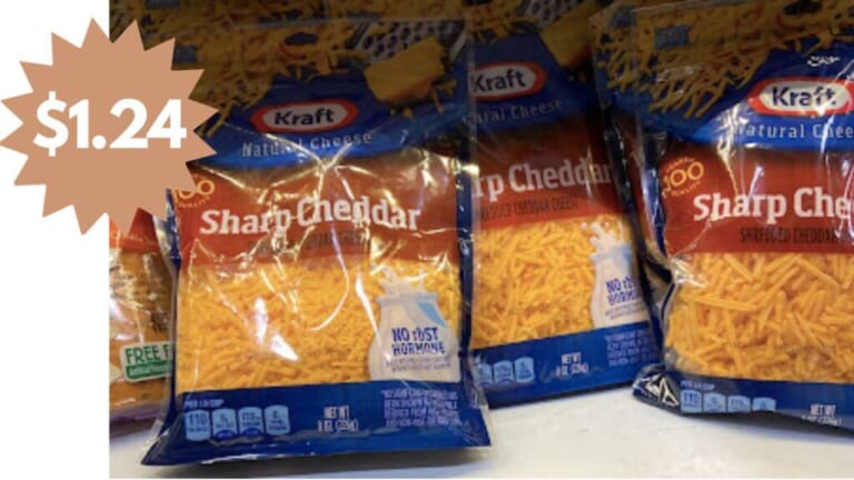 $1.24 Kraft Shredded Cheese at Lowes Foods