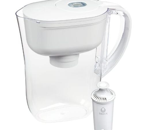 Brita Small 6 Cup Denali Water Filter Pitcher with 1 Brita Standard Filter (White) $16.88 (Reg. $24)