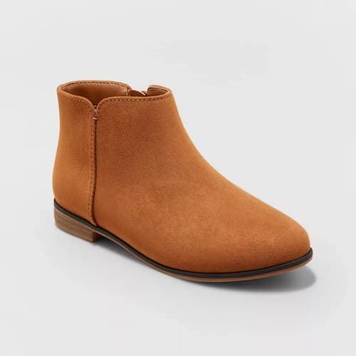 Cat & Jack Girls' Opal Zipper Booties