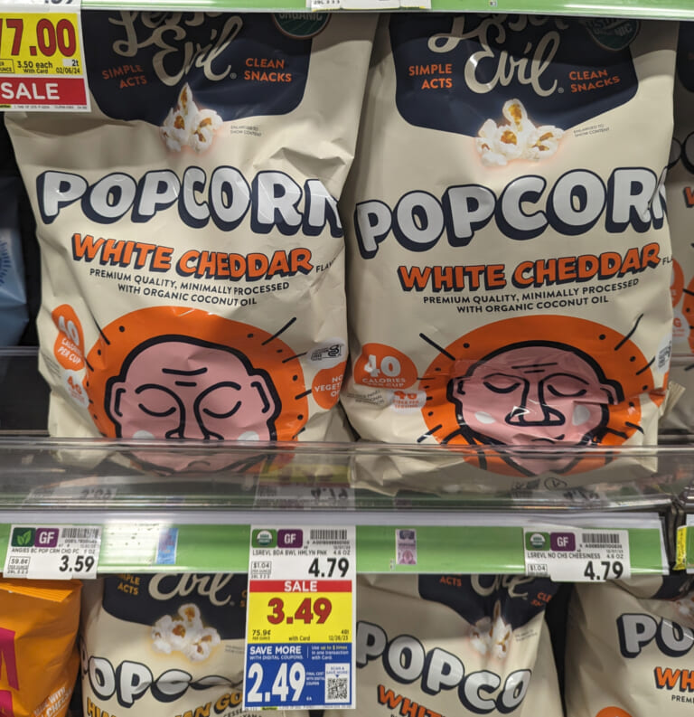 LesserEvil Organic Popcorn As Low As $2.49 At Kroger