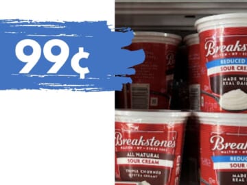 99¢ Breakstone’s Sour Cream with Kroger eCoupon