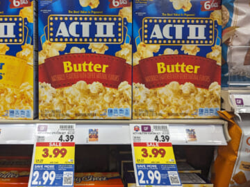 Act II Microwave Popcorn Just $2.99 At Kroger