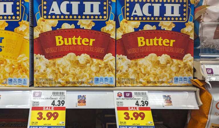 Act II Microwave Popcorn Just $2.99 At Kroger