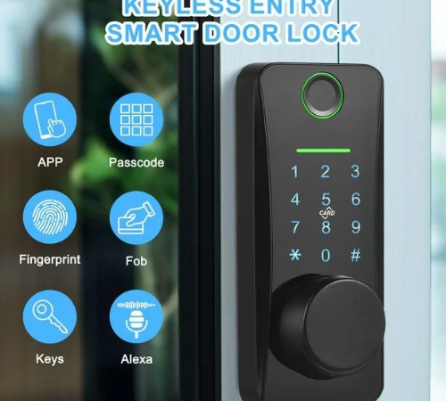 Aoresac 5-in-1 Bluetooth Keyless Entry Door Lock $56 Shipped Free (Reg. $100)