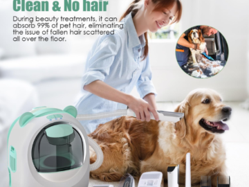 Pet Hair Vacuum & Dog Grooming Kit $69.99 Shipped Free (Reg. $140)