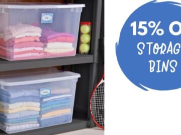 Target Circle | 15% Off Storage Bins