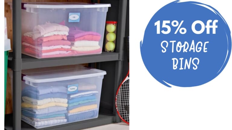 Target Circle | 15% Off Storage Bins