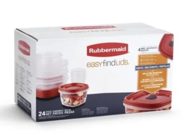 *HOT* Free Rubbermaid 24-Piece Food Storage Container Set after Cash Back!