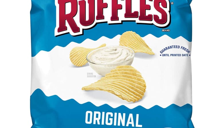 Ruffles 40-Pack Original Potato Chips as low as $12.90 Shipped Free (Reg. $24) – 32¢/1-oz Bag – Great For Lunches