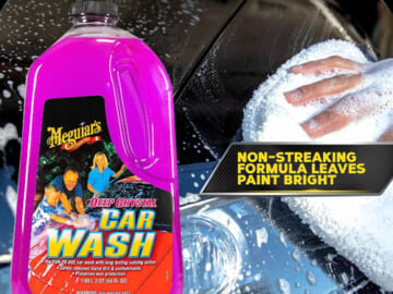 Meguiar’s Deep Crystal Car Wash as low as $3.98 Shipped Free (Reg. $25) – 2.9K+ FAB Ratings!