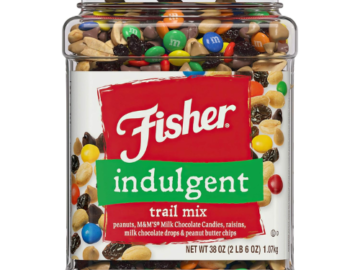 Fisher Snack Indulgent Trail Mix, 38 Oz as low as $9.09 After Coupon (Reg. $34) + Free Shipping