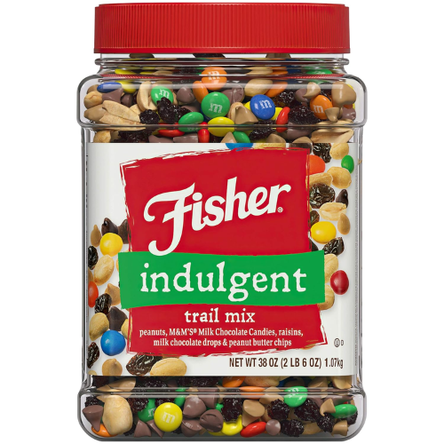 Fisher Snack Indulgent Trail Mix, 38 Oz as low as $9.09 After Coupon (Reg. $34) + Free Shipping