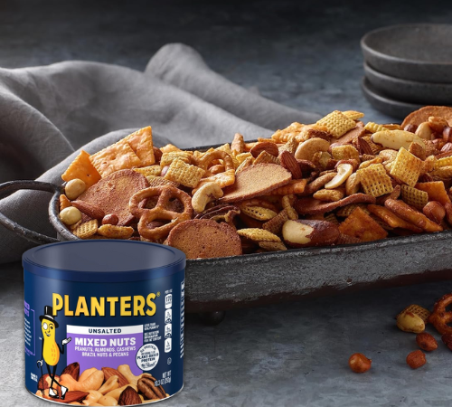 Planters Roasted Unsalted Mixed Nuts, 10.3 Oz as low as $3.19 when you buy 4 (Reg. $4) + Free Shipping