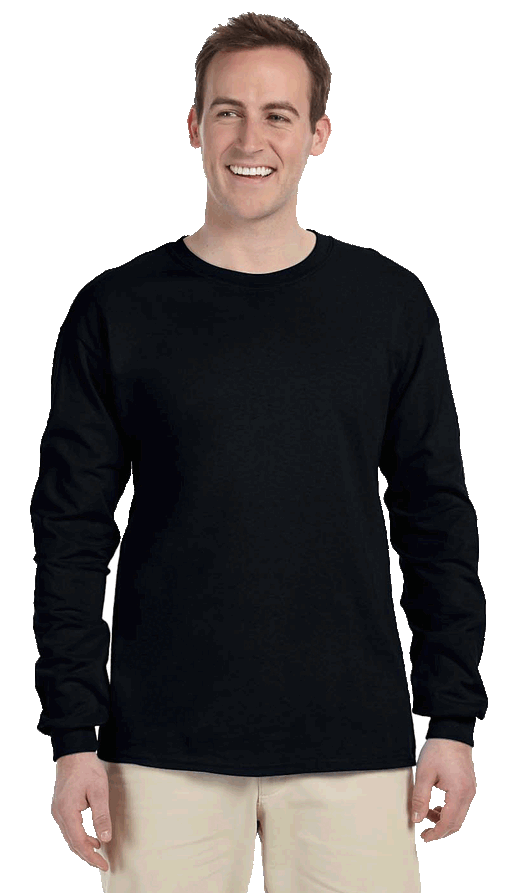 Gildan Men's Long Sleeve T-Shirt for $9 + free shipping