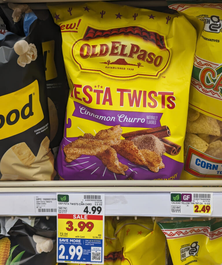 Old El Paso Fiesta Twists Just $2.99 At Kroger